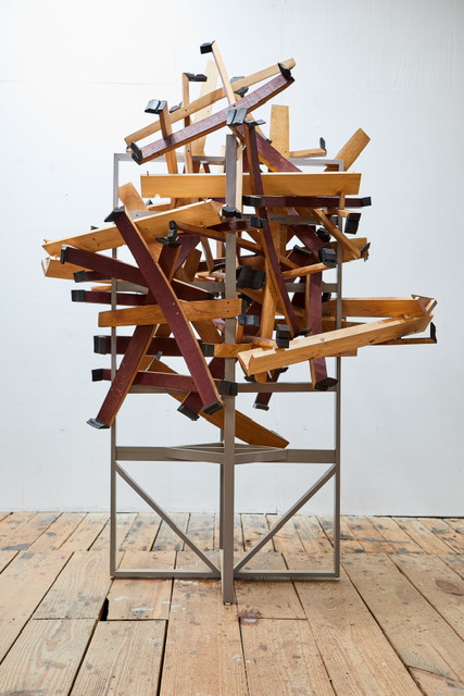 Rick Maxwell bent wood sculpture