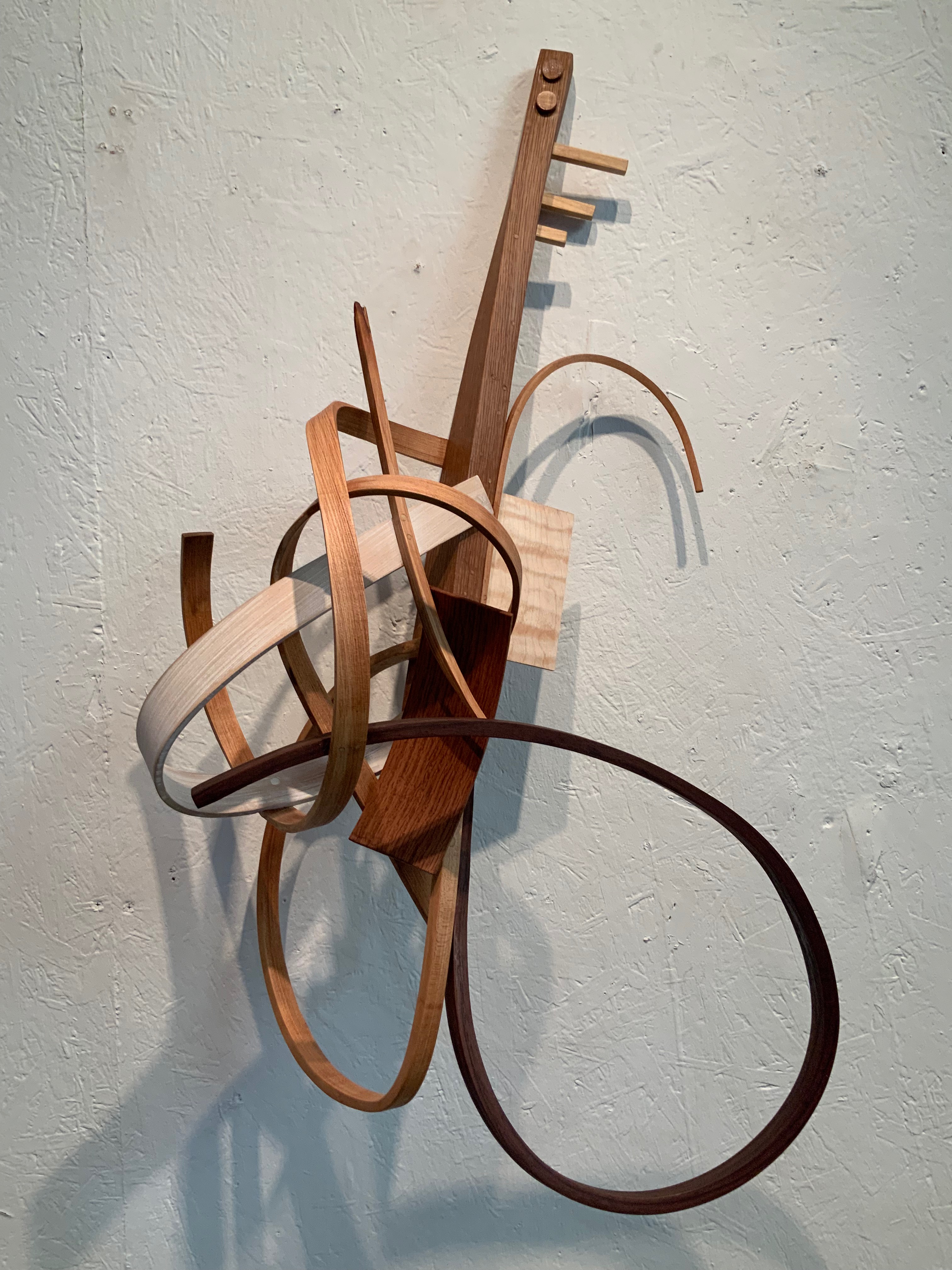 Rick Maxwell bent wood sculpture