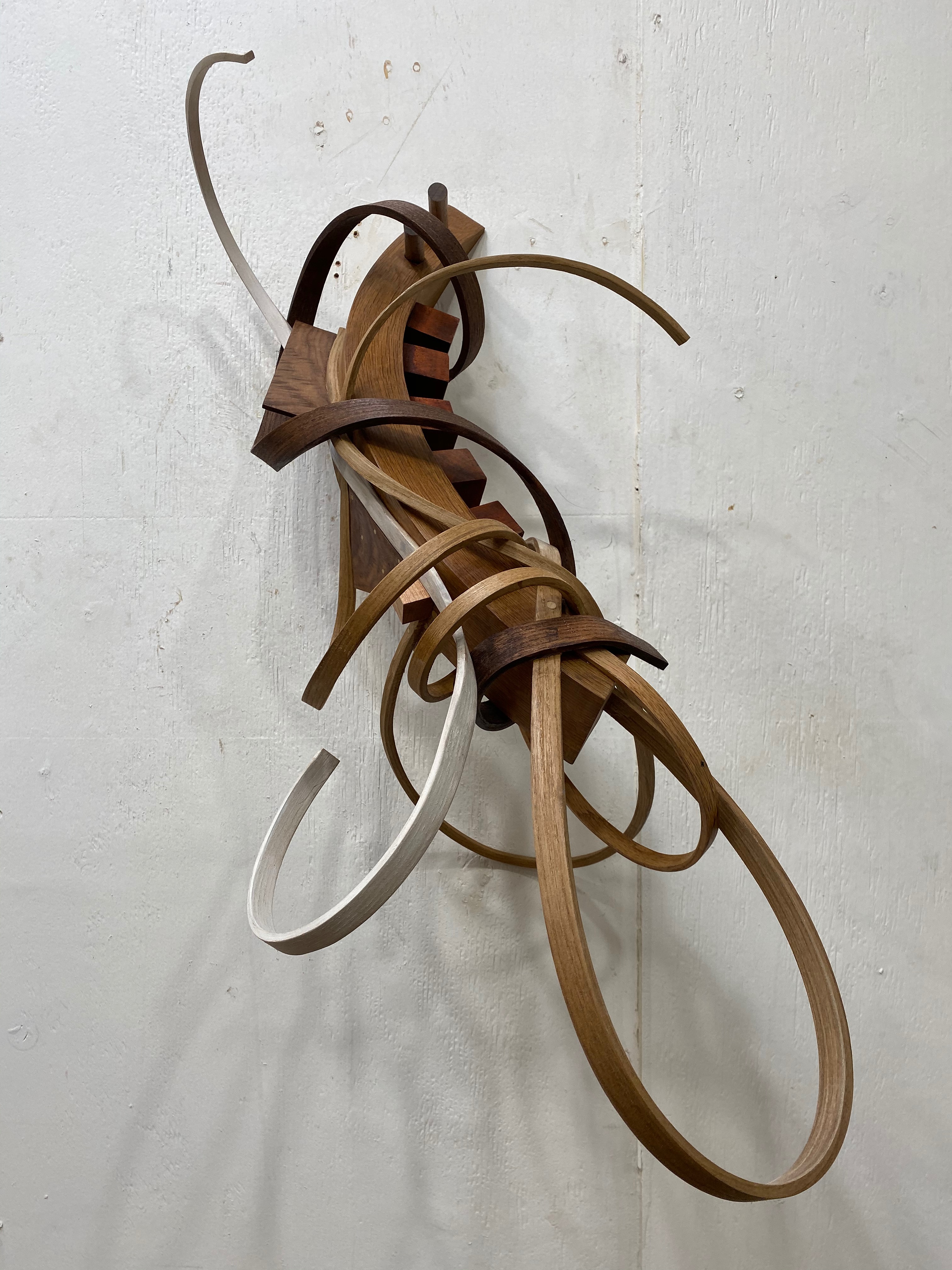 Rick Maxwell bent wood sculpture