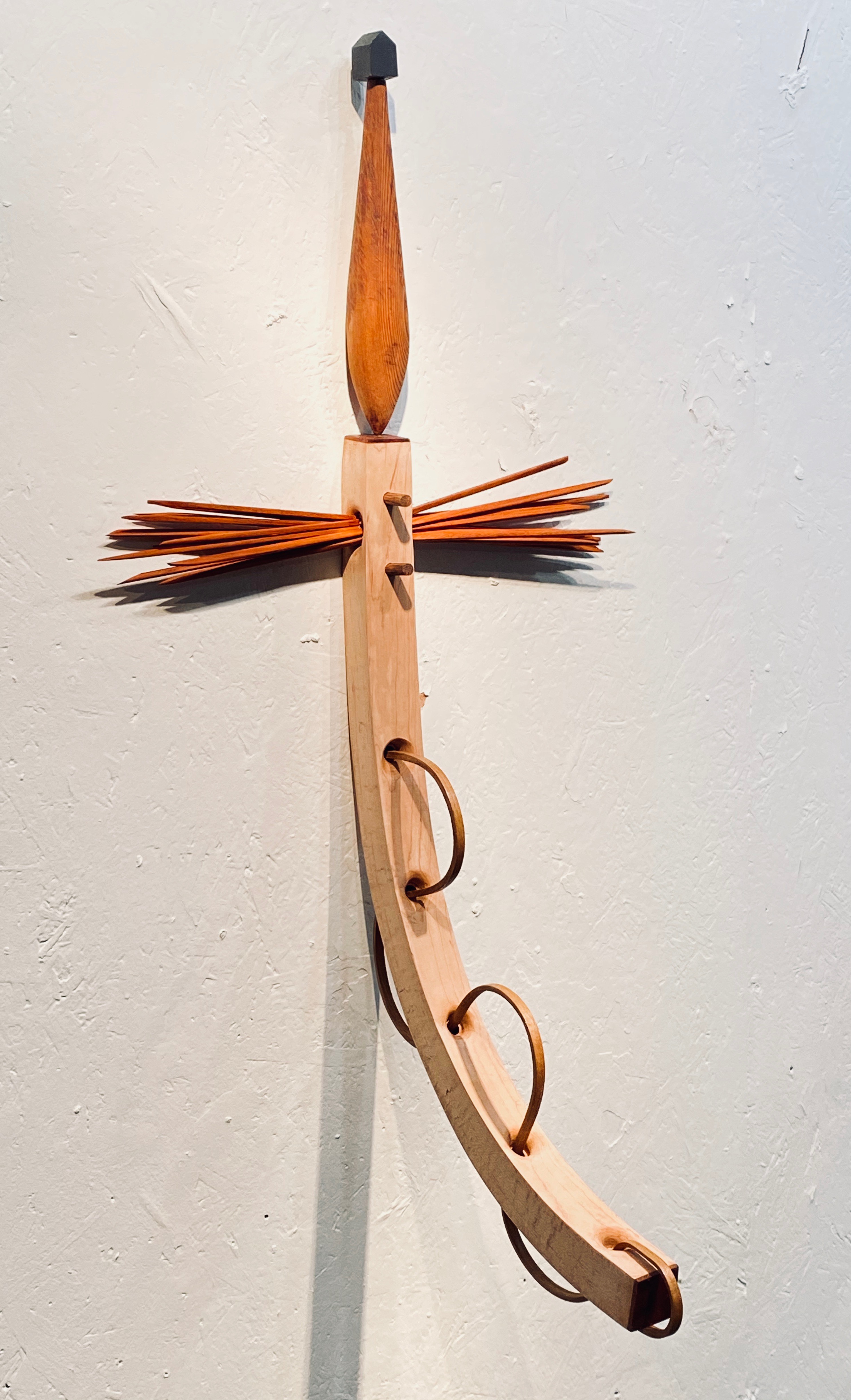 Rick Maxwell bent wood sculpture 2020-2022