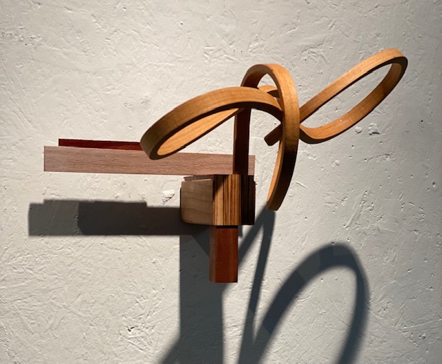 Rick Maxwell bent wood sculpture 2020-2022