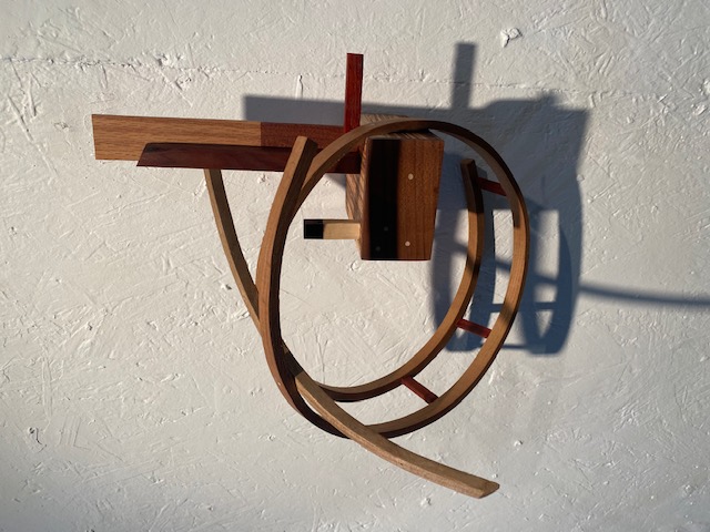 Rick Maxwell bent wood sculpture 2020-2022