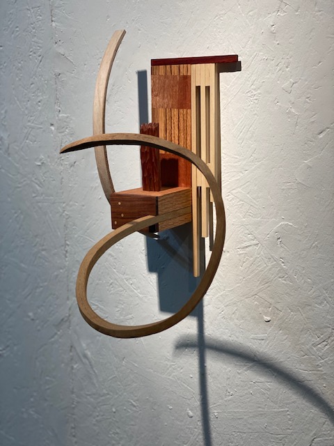 Rick Maxwell bent wood sculpture 2020-2022