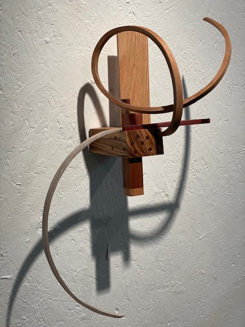 Rick Maxwell bent wood sculpture 2020-2022