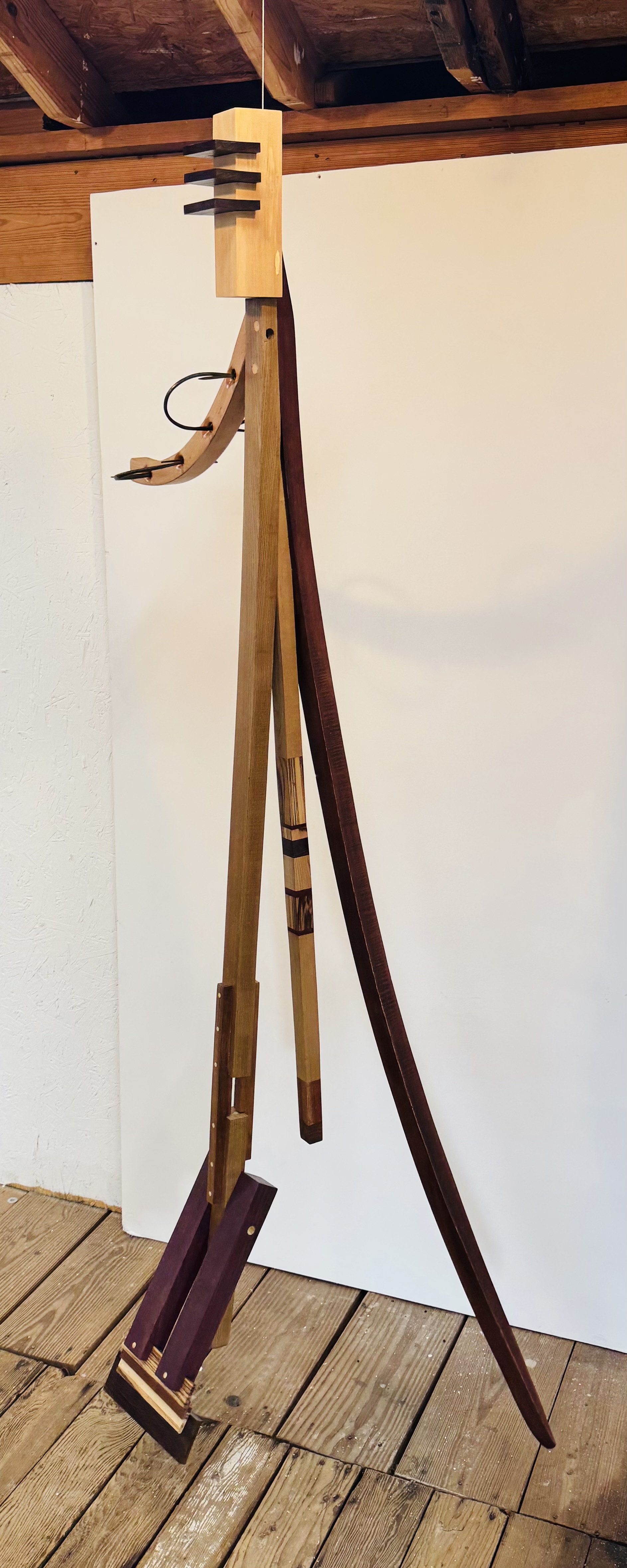 Rick Maxwell bent wood sculpture 2023-2026-2726